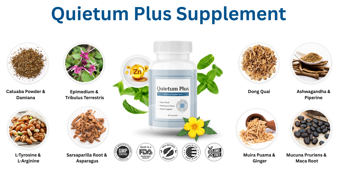 Quietum Plus supplement - Best tinnitus Treatment supplement